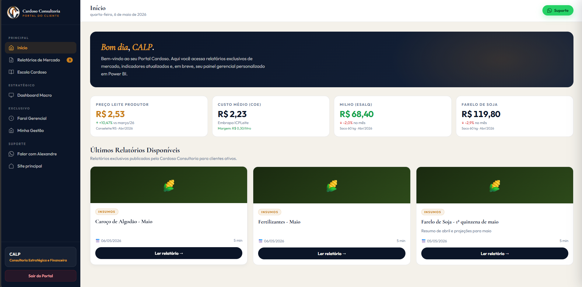 Portal do Cliente Cardoso Consultoria